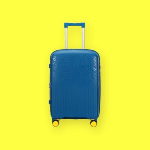 AMBER AM1017 Βαλίτσα Μεσαία με Προέκταση 65cm Μπλε