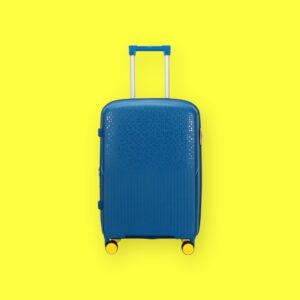 AMBER AM1017 Βαλίτσα Μεσαία με Προέκταση 65cm Μπλε