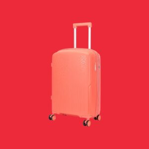 Βαλίτσα καμπίνας με προέκταση AMBER AM1017 Peachy Red
