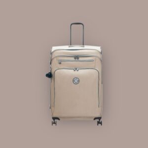 Kipling New Youri Spin L Βαλίτσα Μεγάλη 76cm Soft Taupe