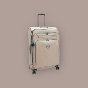 Kipling New Youri Spin L Βαλίτσα Μεγάλη 76cm Soft Taupe