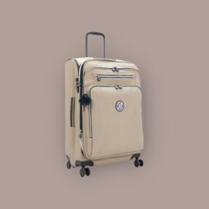 Kipling New Youri Spin M Βαλίτσα Μεσαία 68cm Soft Taupe