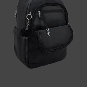 Kipling Seoul Cabin Σακίδιο Πλάτης Ταξιδίου Black Noir