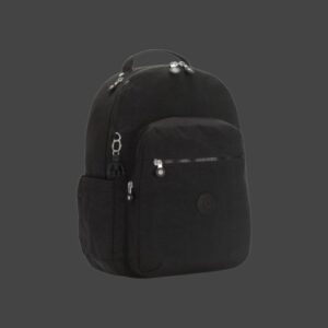 Kipling Seoul Σακίδιο Πλάτης Laptop 15” Black Noir