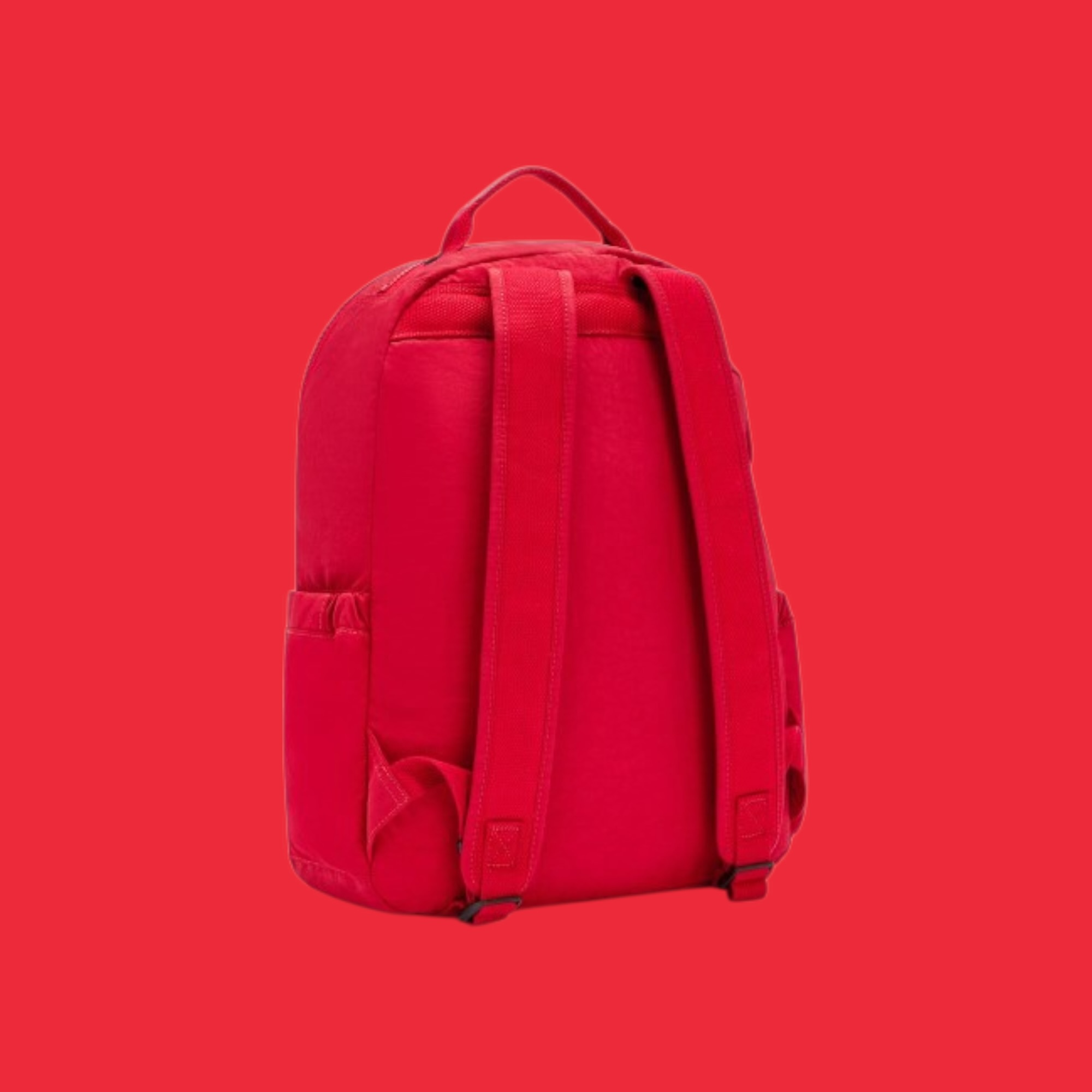 Kipling Seoul Σακίδιο Πλάτης Laptop 15” Red Rouge