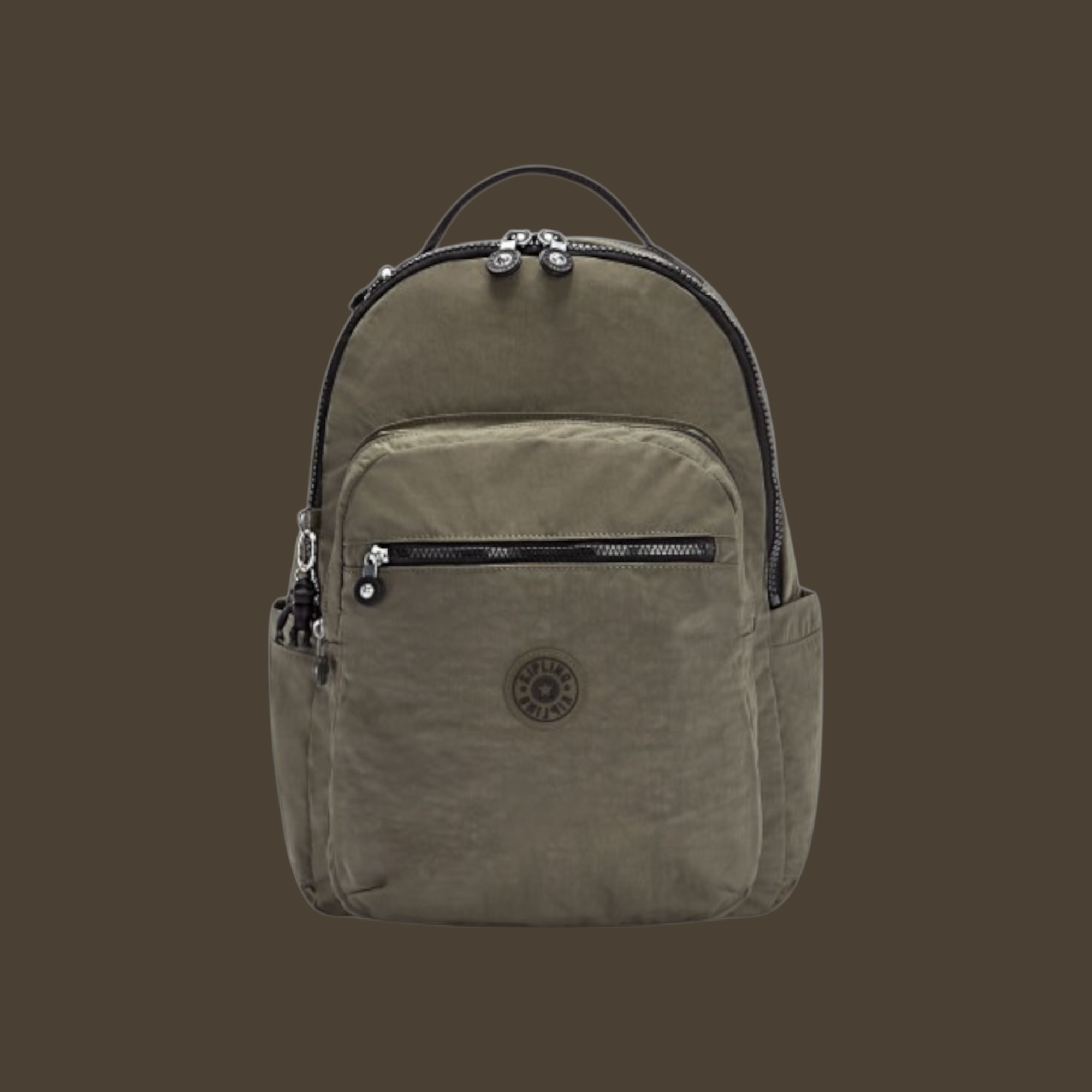 Kipling Seoul Σακίδιο Πλάτης Laptop 15” Green Moss