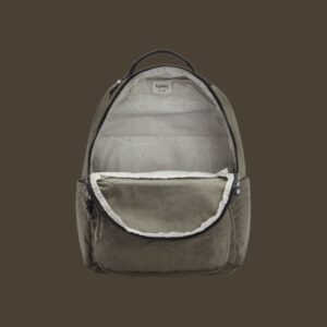 Kipling Seoul Σακίδιο Πλάτης Laptop 15” Green Moss