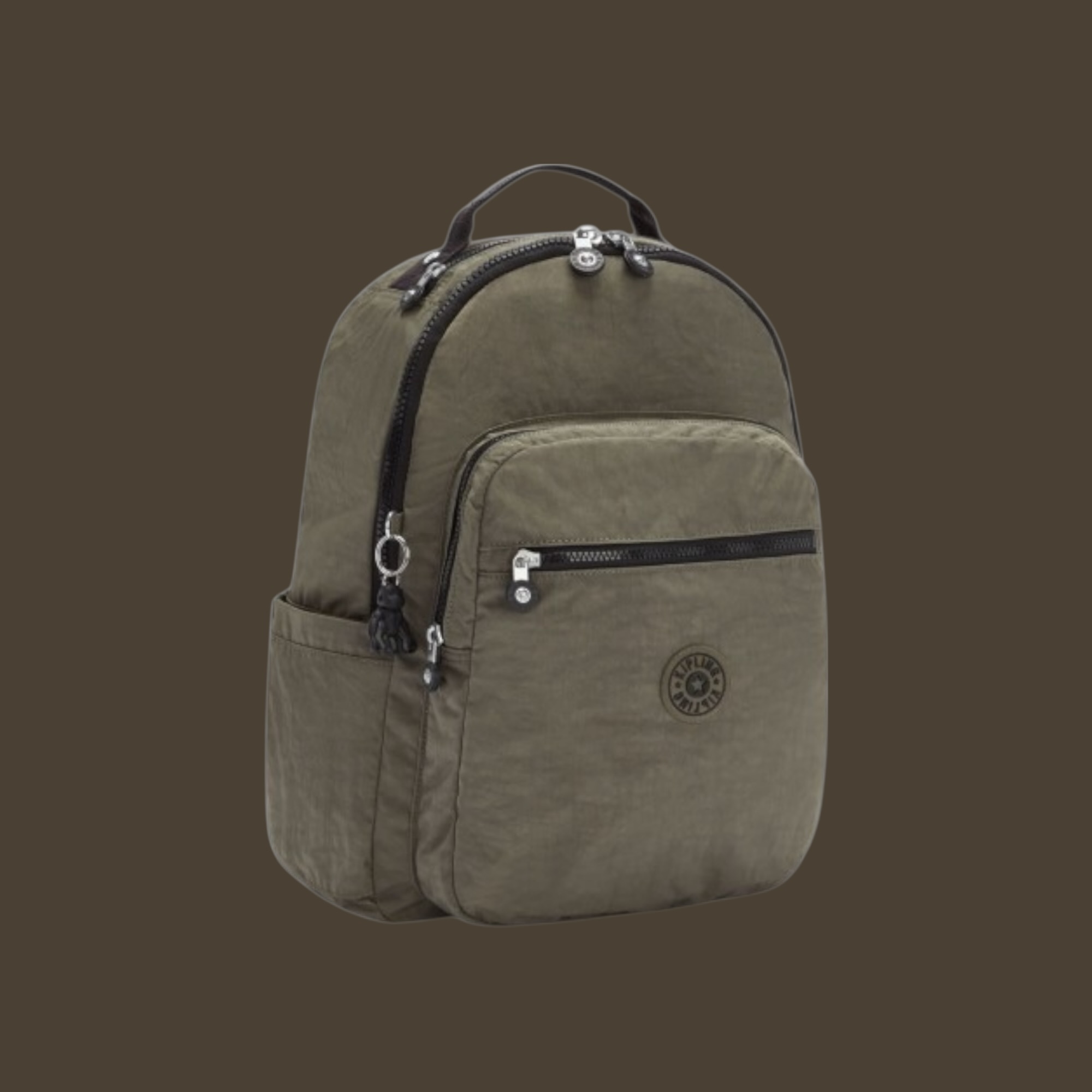 Kipling Seoul Σακίδιο Πλάτης Laptop 15” Green Moss