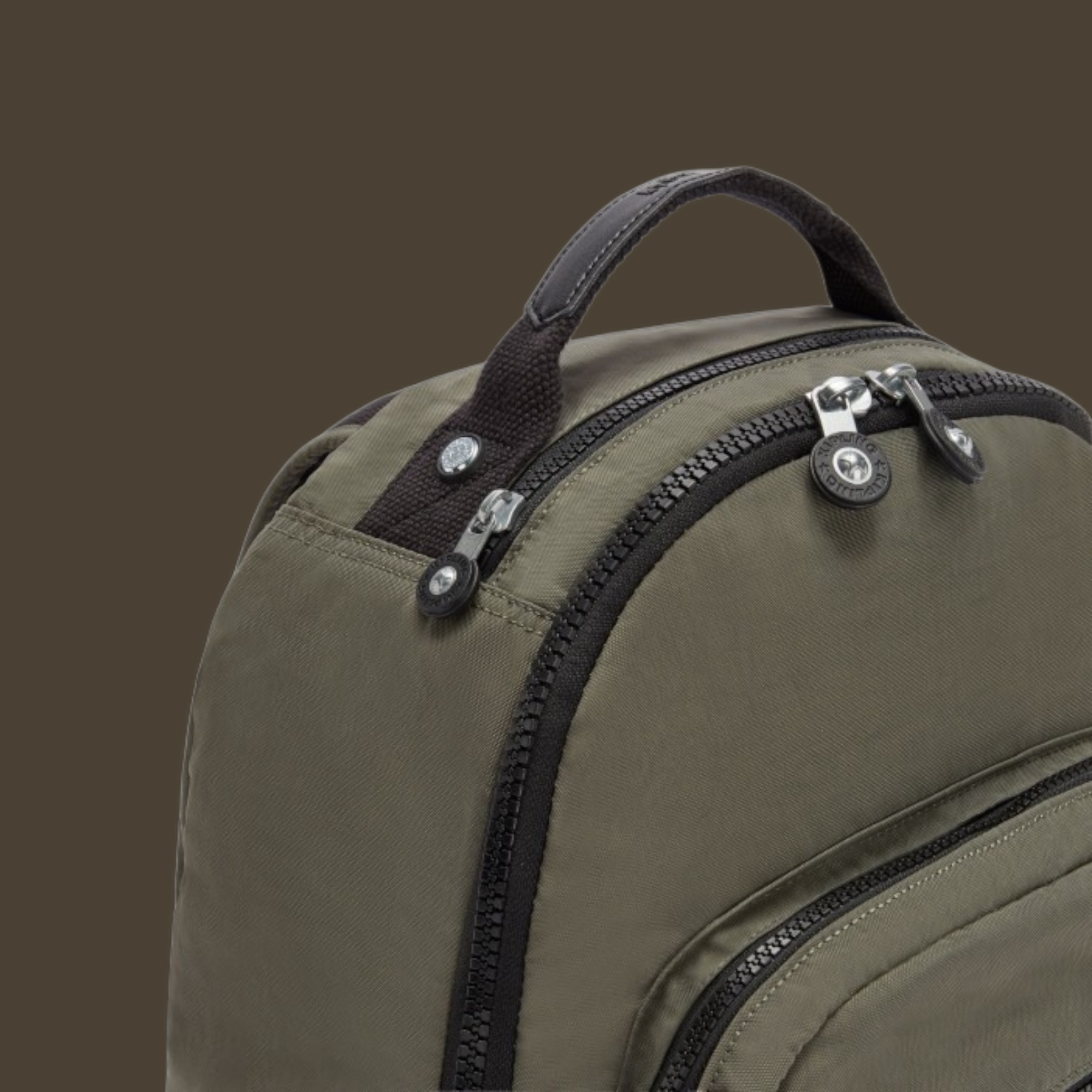 Kipling Seoul Σακίδιο Πλάτης Laptop 15” Green Moss