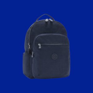 Kipling Seoul Σακίδιο Πλάτης Laptop 15” Blue Bleu