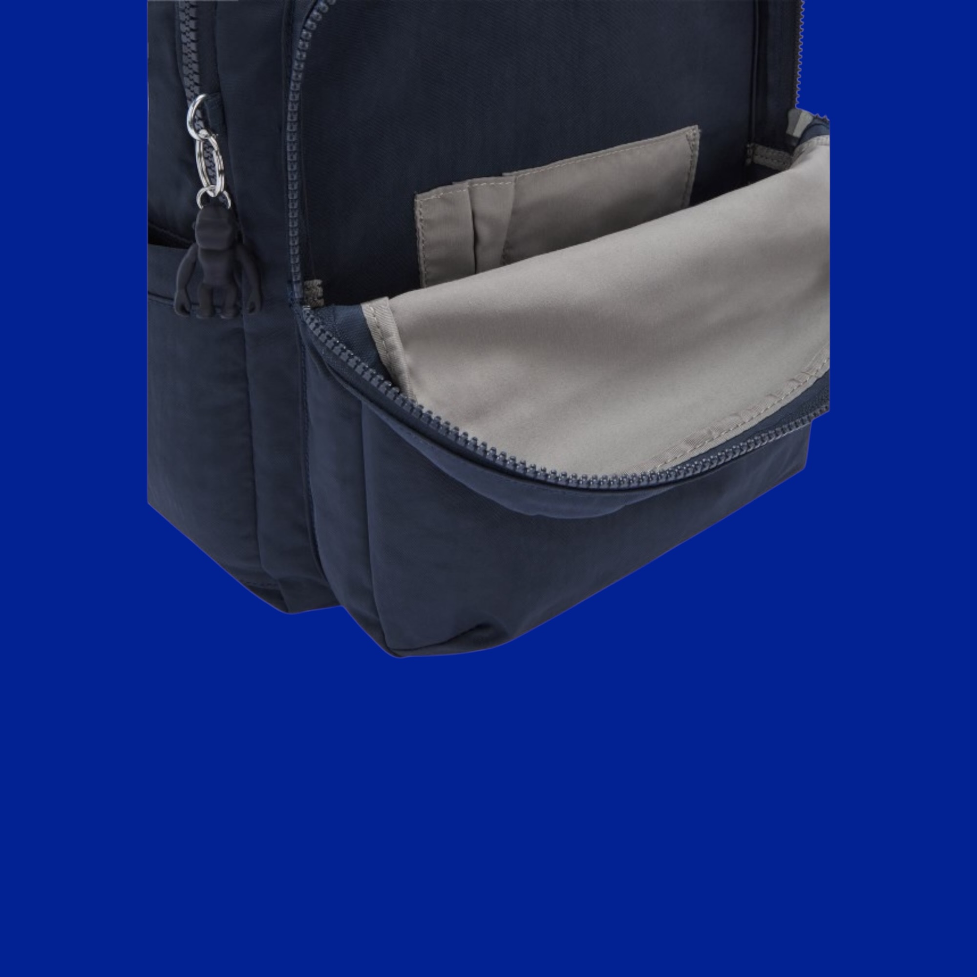 Kipling Seoul Σακίδιο Πλάτης Laptop 15” Blue Bleu