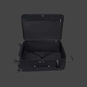 Kipling Jet M Μεγάλη βαλίτσα 72cm Black Noir