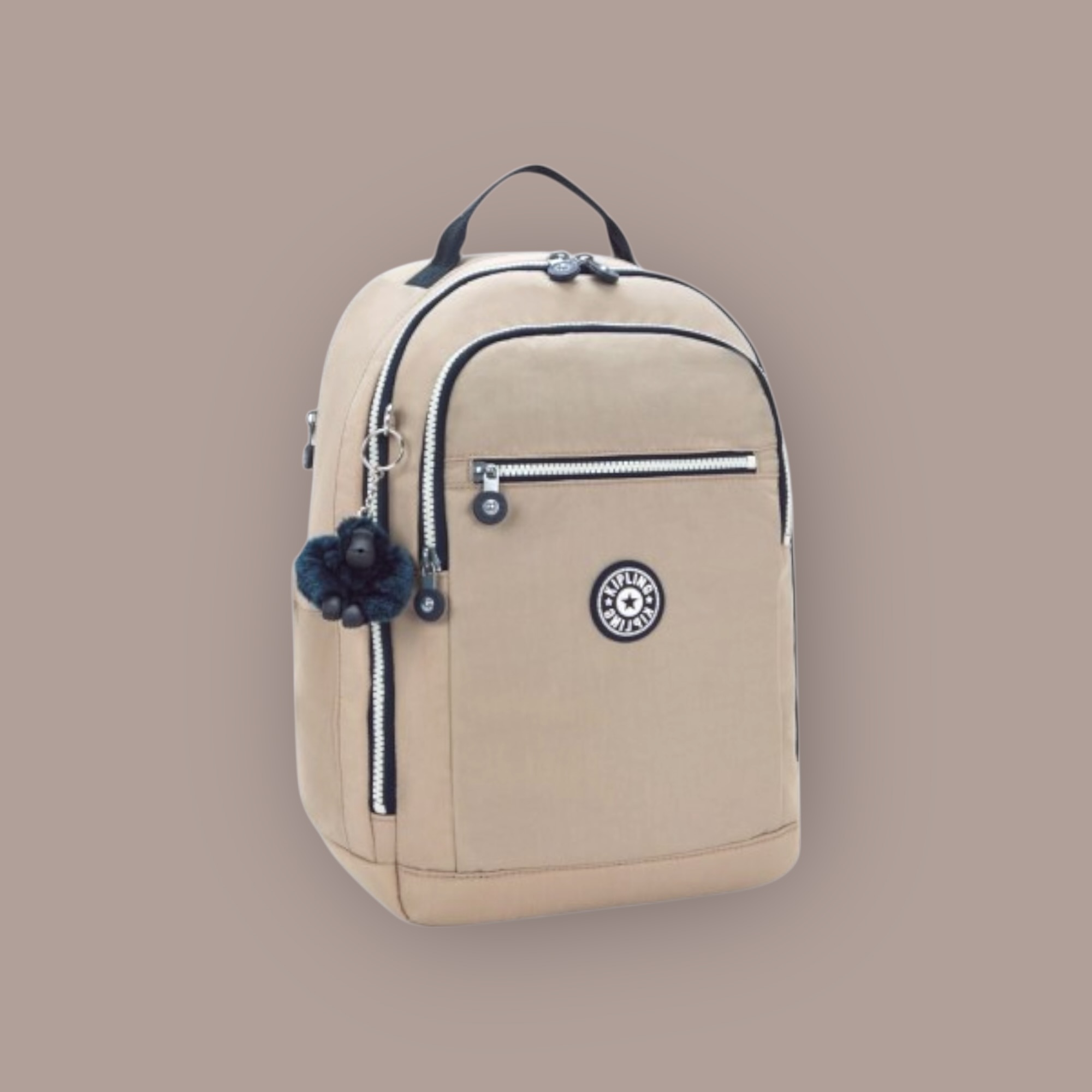 Kipling Seoul Cabin Travel Σακίδιο Soft Taupe Combo