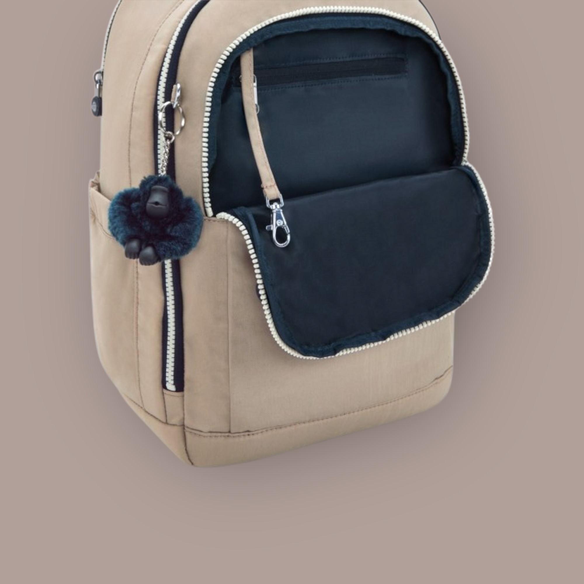 Kipling Seoul Cabin Travel Σακίδιο Soft Taupe Combo