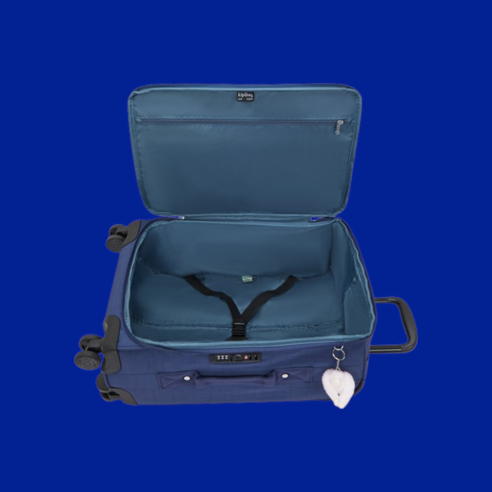 Kipling Jet S Βαλίτσα Μεσαία 60cm Casual Blue Combo