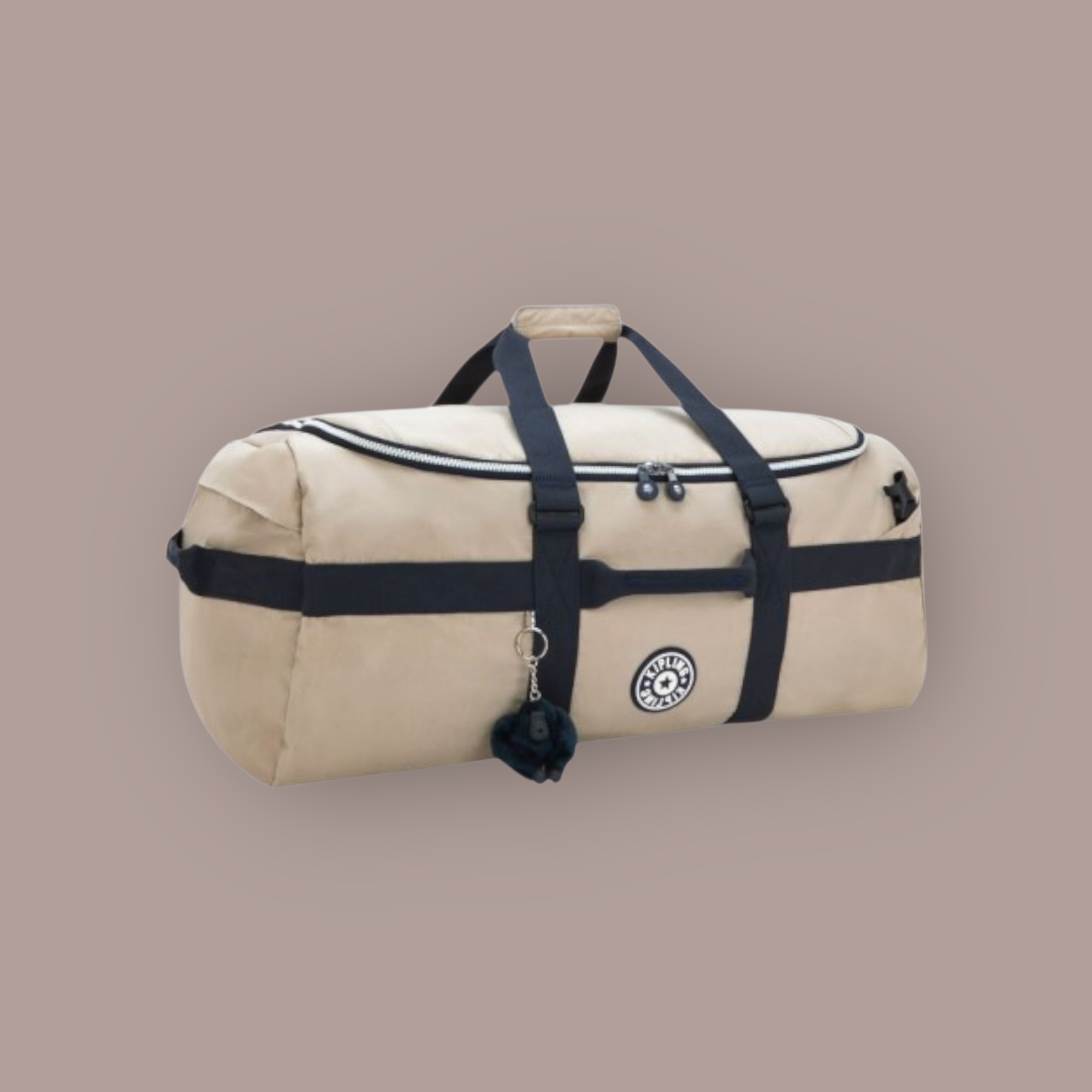 Kipling Jonis M Soft Taupe Combo Σακ Βουαγιάζ 62L