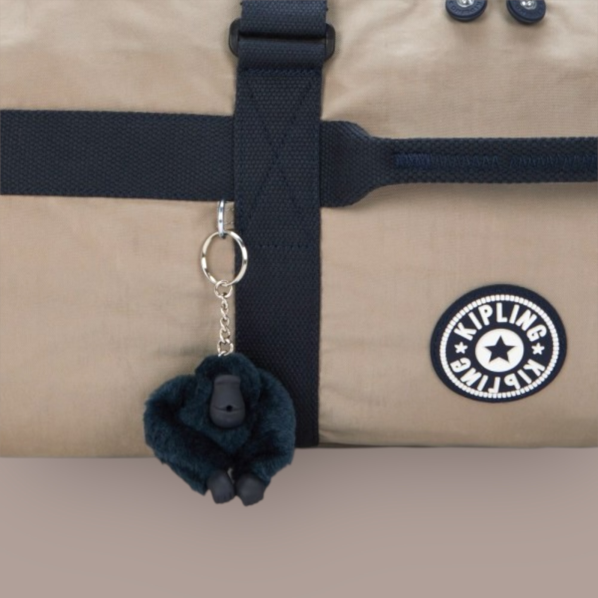 Kipling Jonis M Soft Taupe Combo Σακ Βουαγιάζ 62L