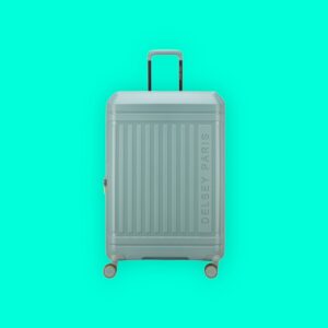 Delsey Lutece Sage Green Μεγάλη Βαλίτσα 76cm Expandable