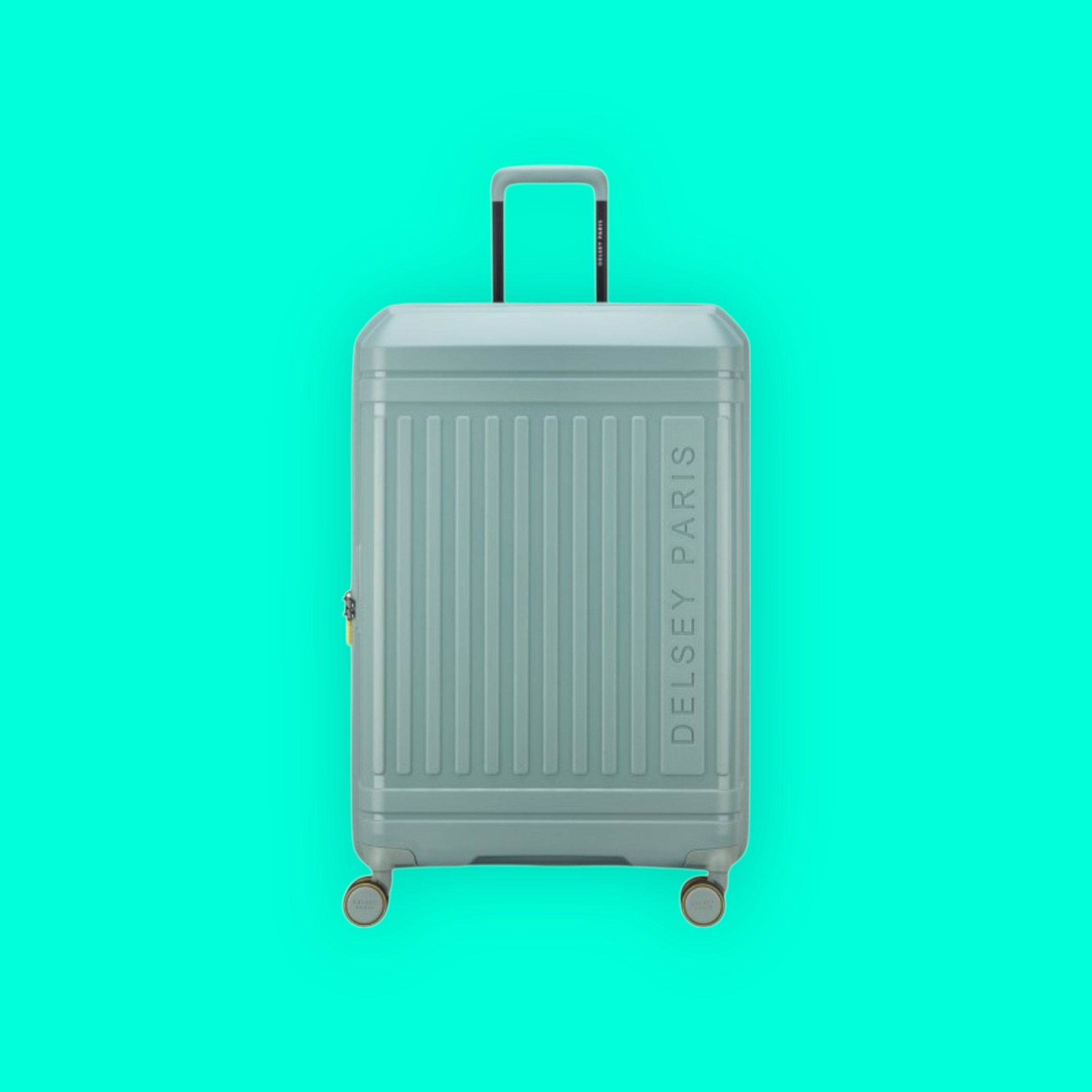 Delsey Lutece Sage Green Μεγάλη Βαλίτσα 76cm Expandable