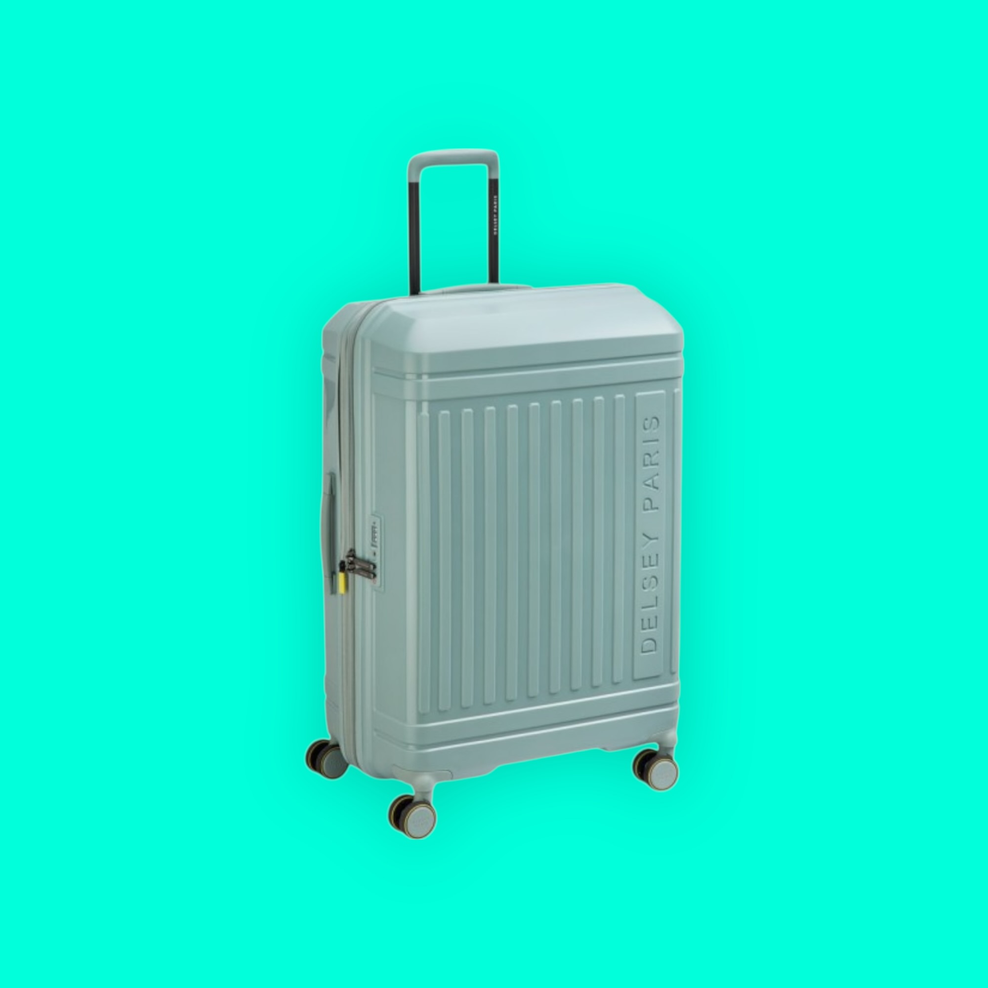 Delsey Lutece Sage Green Μεγάλη Βαλίτσα 76cm Expandable