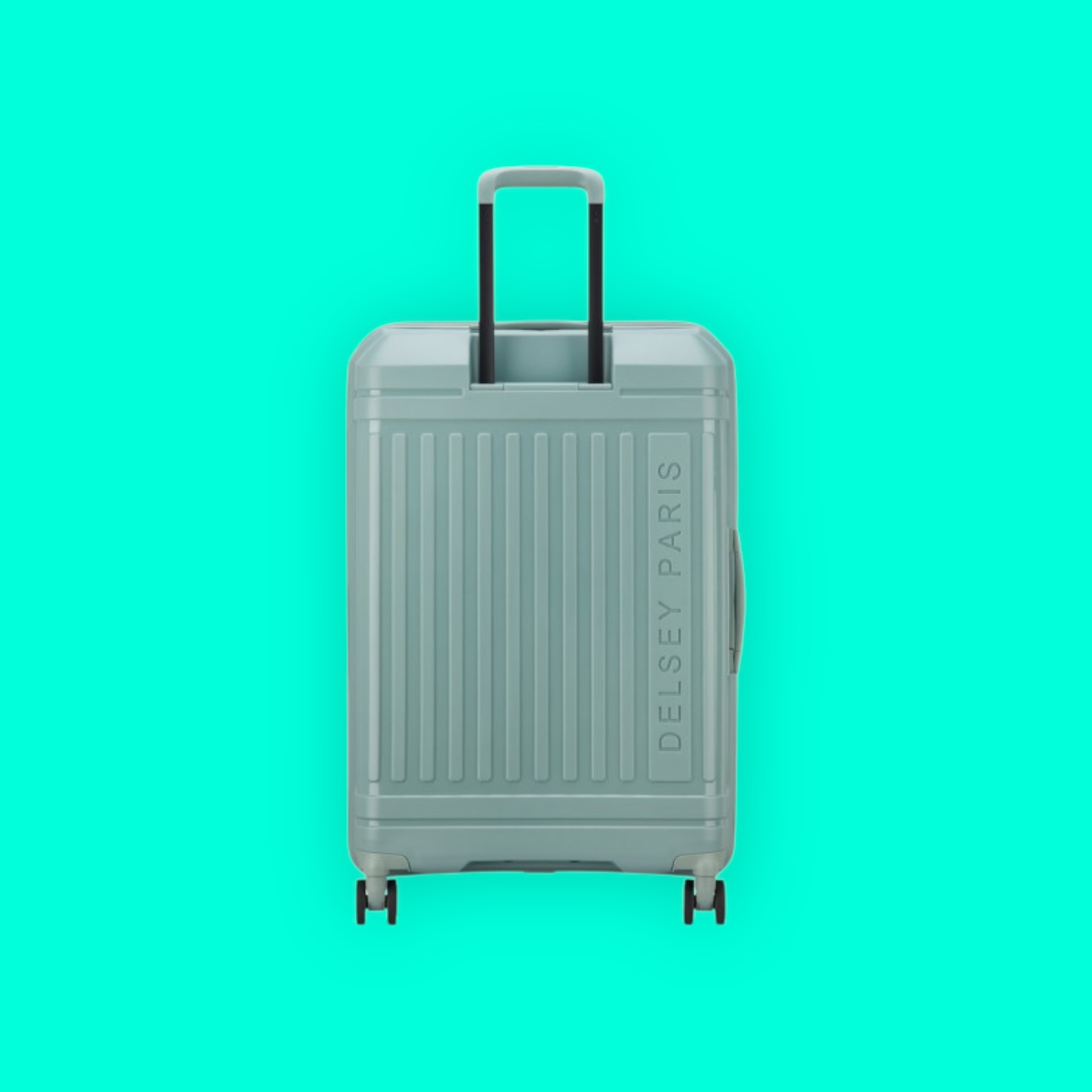 Delsey Lutece Sage Green Μεγάλη Βαλίτσα 76cm Expandable