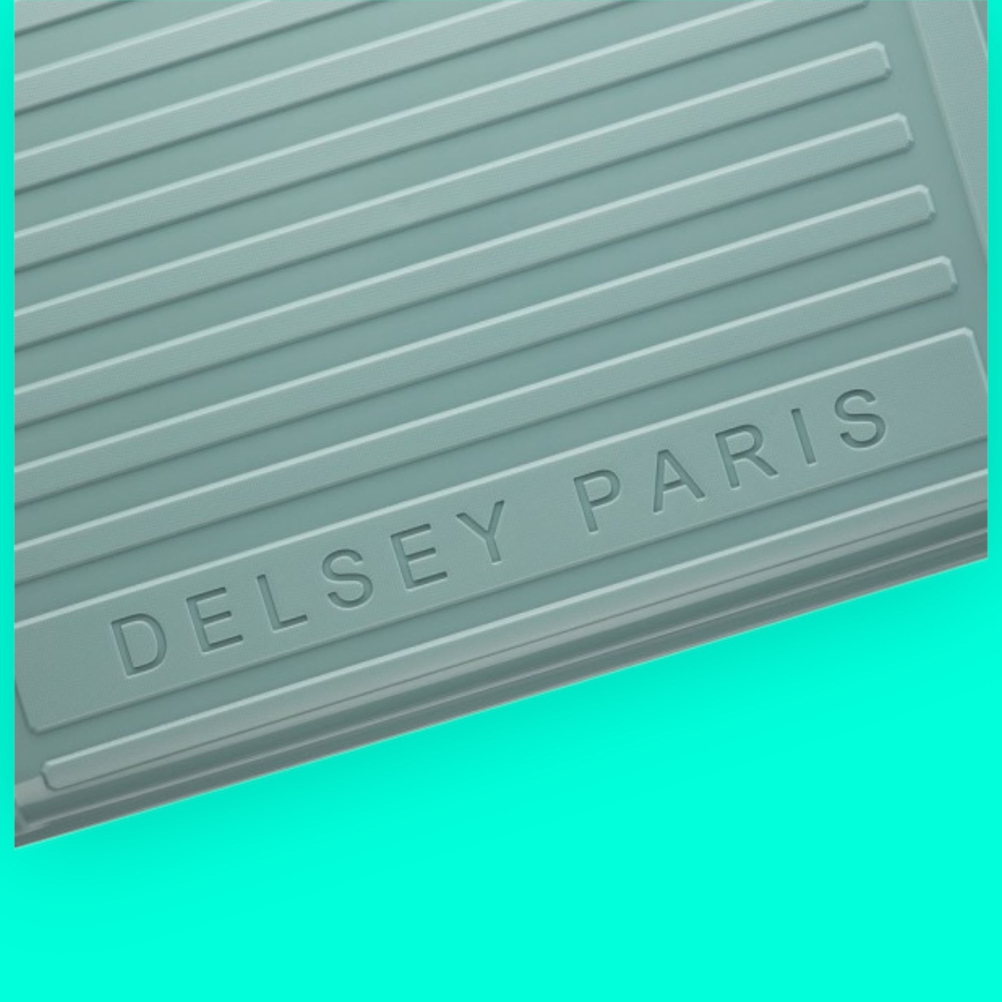 Delsey Lutece Sage Green Μεγάλη Βαλίτσα 76cm Expandable
