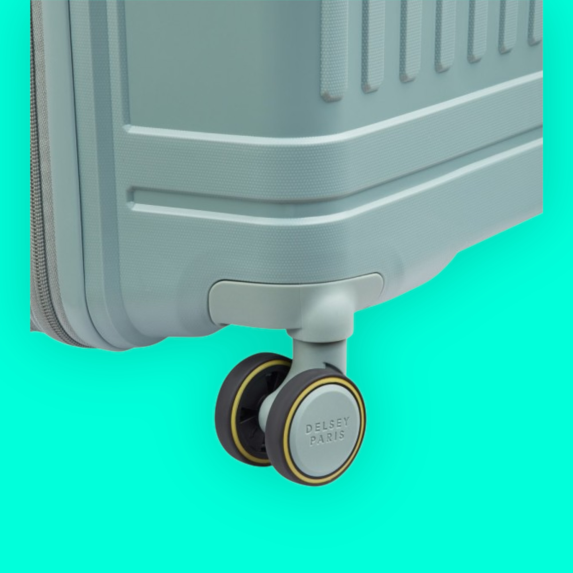 Delsey Lutece Sage Green Μεγάλη Βαλίτσα 76cm Expandable
