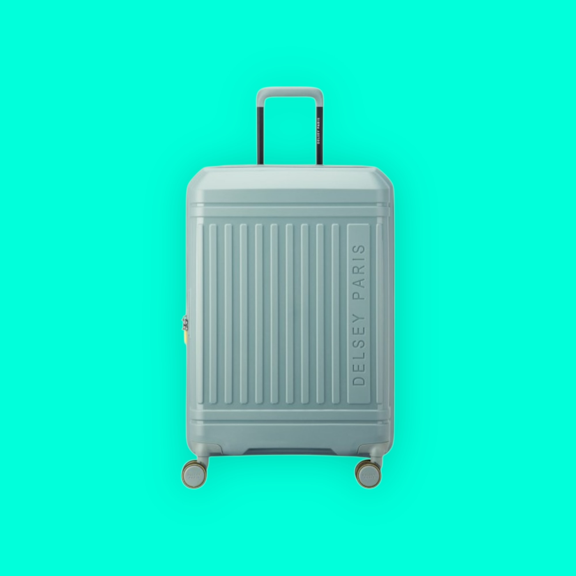 Delsey Lutece Sage Green μεσαία βαλίτσα 69cm Expandable