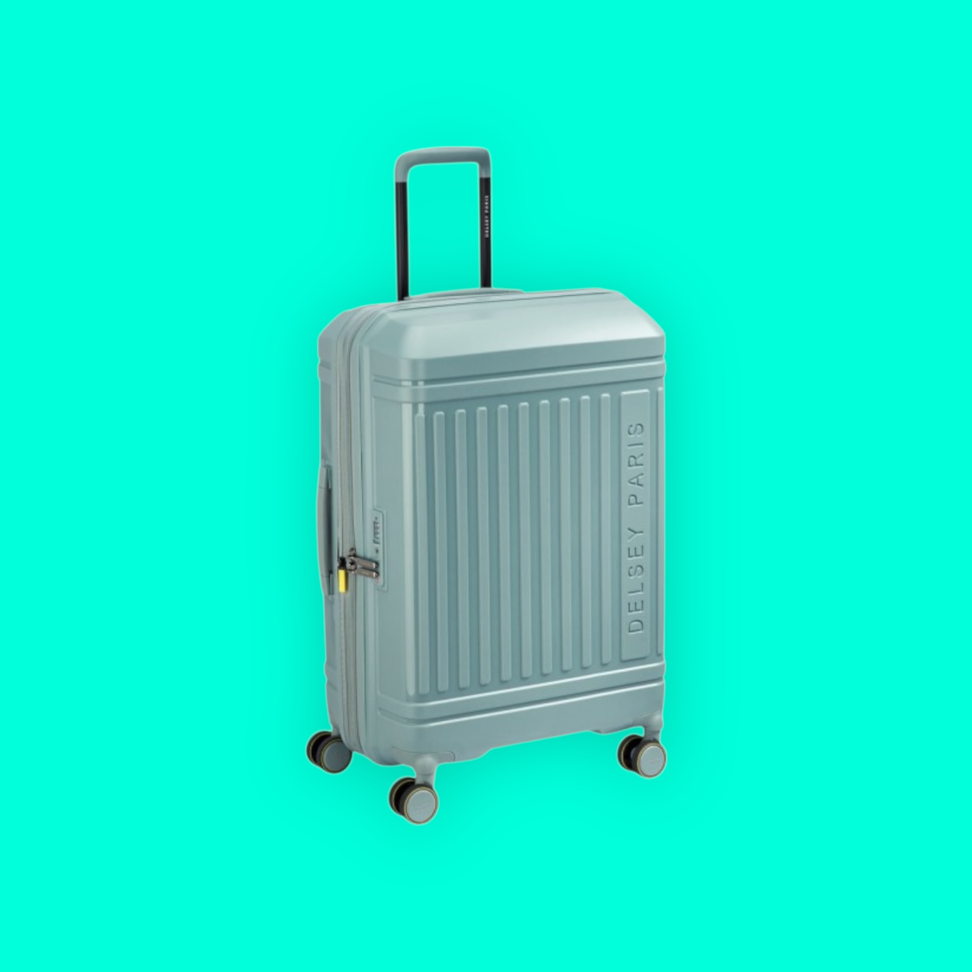 Delsey Lutece Sage Green μεσαία βαλίτσα 69cm Expandable