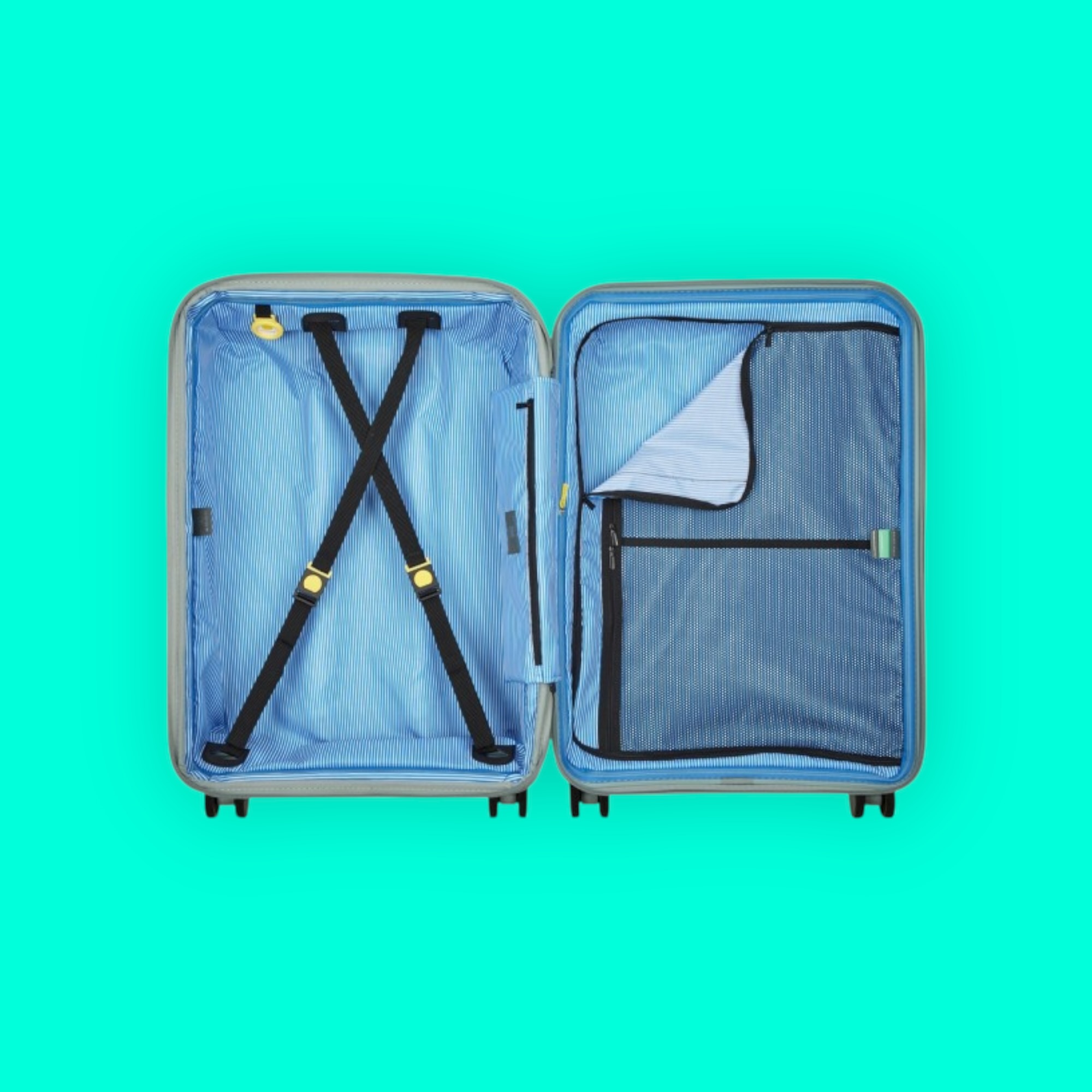 Delsey Lutece Sage Green μεσαία βαλίτσα 69cm Expandable