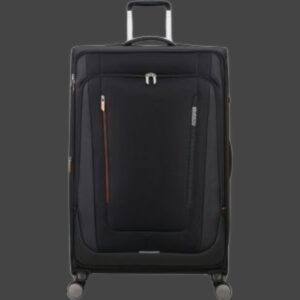 American Tourister Wanderlite XL Μαύρη Μεγάλη Μαλακή Βαλίτσα
