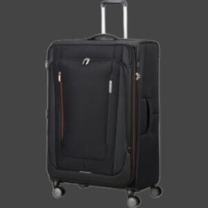 American Tourister Wanderlite XL Μαύρη Μεγάλη Μαλακή Βαλίτσα