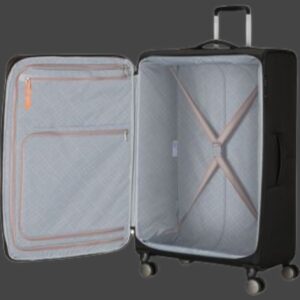 American Tourister Wanderlite XL Μαύρη Μεγάλη Μαλακή Βαλίτσα