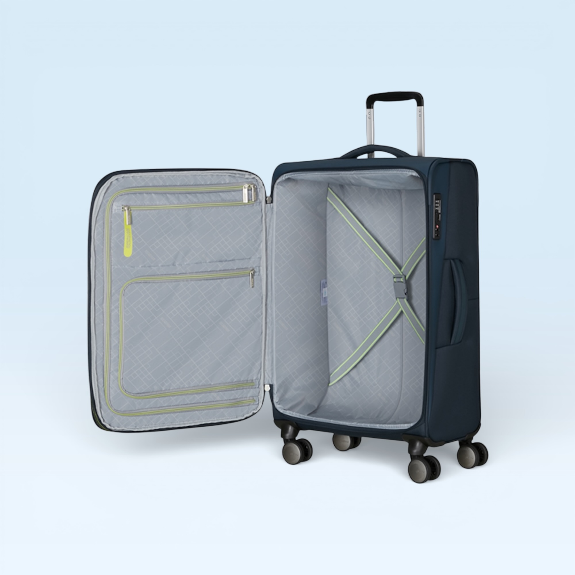 American Tourister Βαλίτσα 68cm Wanderlite Dark Navy