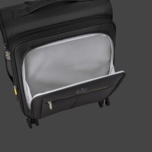 Delsey Dita Slim Βαλίτσα Καμπίνας 55cm Μαύρη