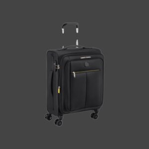 Delsey Dita Slim Βαλίτσα Καμπίνας 55cm Μαύρη