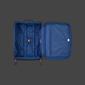 Delsey Brochant Μεσαία Βαλίτσα Ταξιδιού 67cm Μαύρη