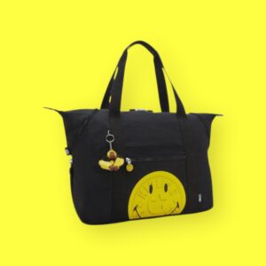 Kipling Art M Τσάντα Tote Large Yellow Fun Black