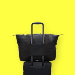 Kipling Art M Τσάντα Tote Large Yellow Fun Black