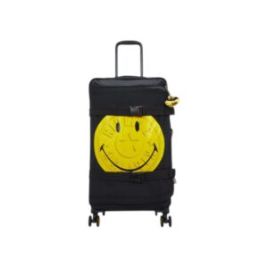 Kipling Smiley Μεσαία Βαλίτσα 66cm Yellow Fun Black