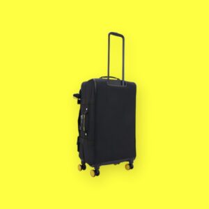 Kipling Smiley Μεσαία Βαλίτσα 66cm Yellow Fun Black