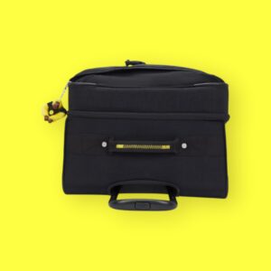 Kipling Smiley Μεγάλη Βαλίτσα 78cm Yellow Fun Black