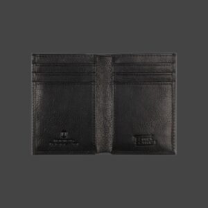 Camel Active Pine Δερμάτινη Θήκη Καρτών Μαύρη