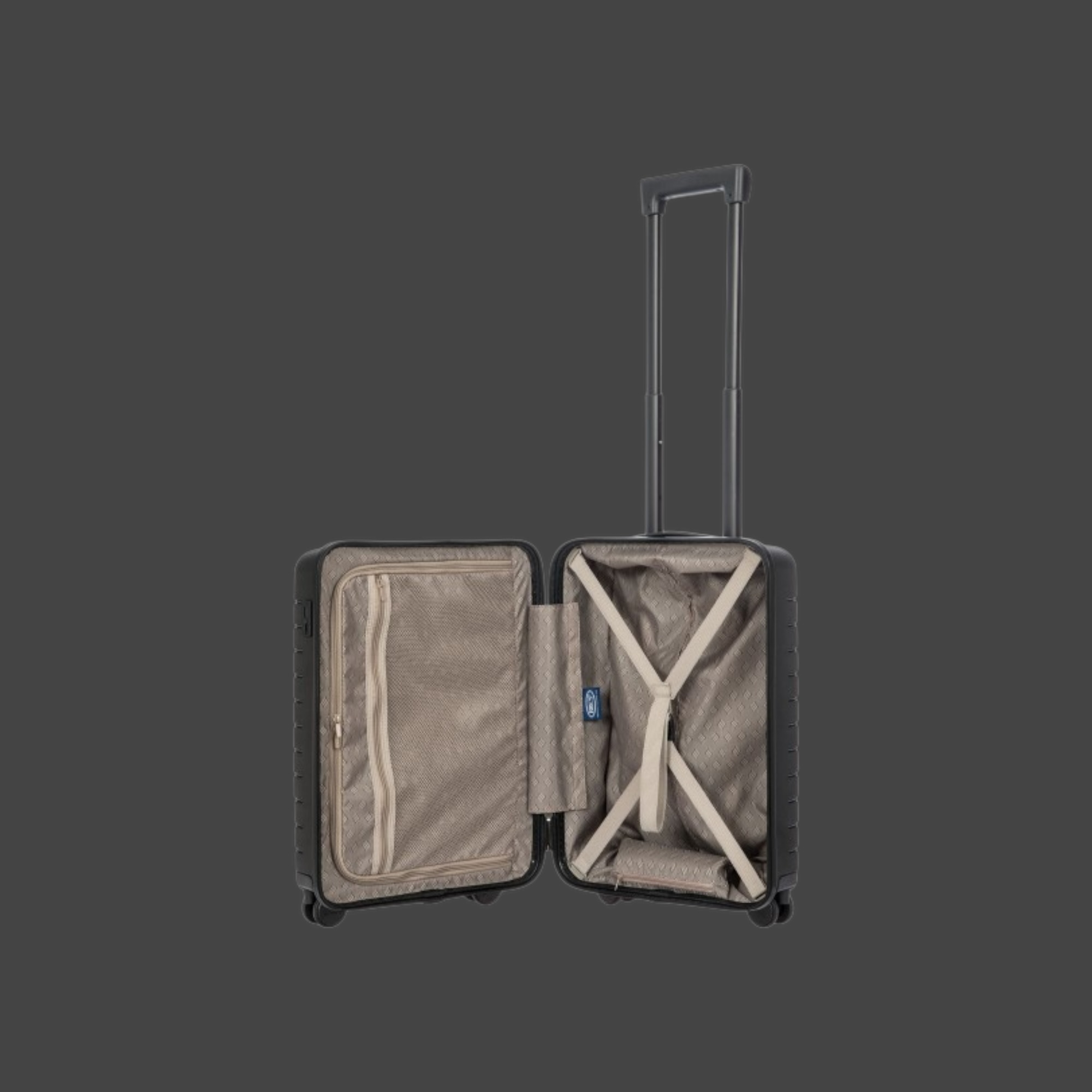 B|Y. Ulisse Βαλίτσα Καμπίνας Slim 55cm Μαύρη