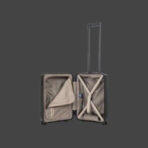 B|Y. Ulisse Βαλίτσα Καμπίνας Slim 55cm Μαύρη