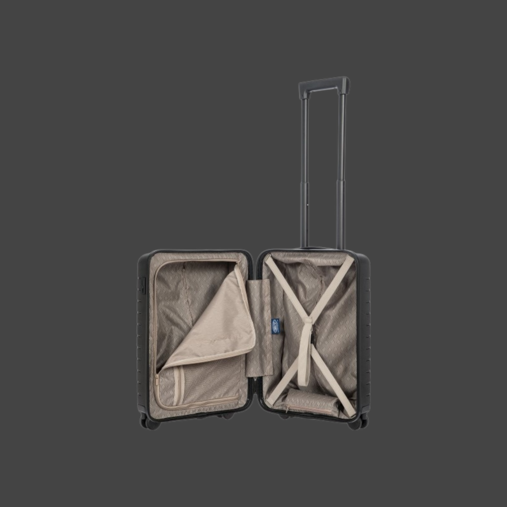 B|Y. Ulisse Βαλίτσα Καμπίνας Slim 55cm Μαύρη