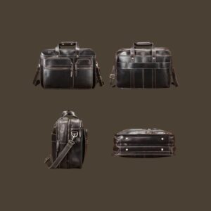 Cardinal Δερμάτινος Χαρτοφύλακας Laptop 16” 5088 Coffee