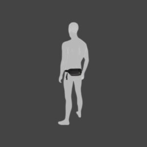 Camel Active Τσάντα Μέσης Connect Μαύρη Nylon