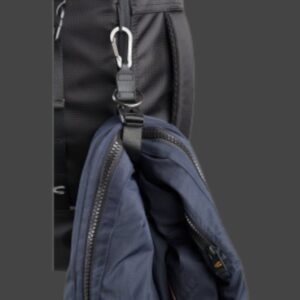 Camel Active Τσάντα Χιαστί Connect Μαύρη Nylon