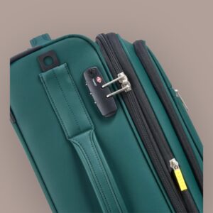 Delsey Dita Slim Βαλίτσα Καμπίνας 55cm Πράσινη